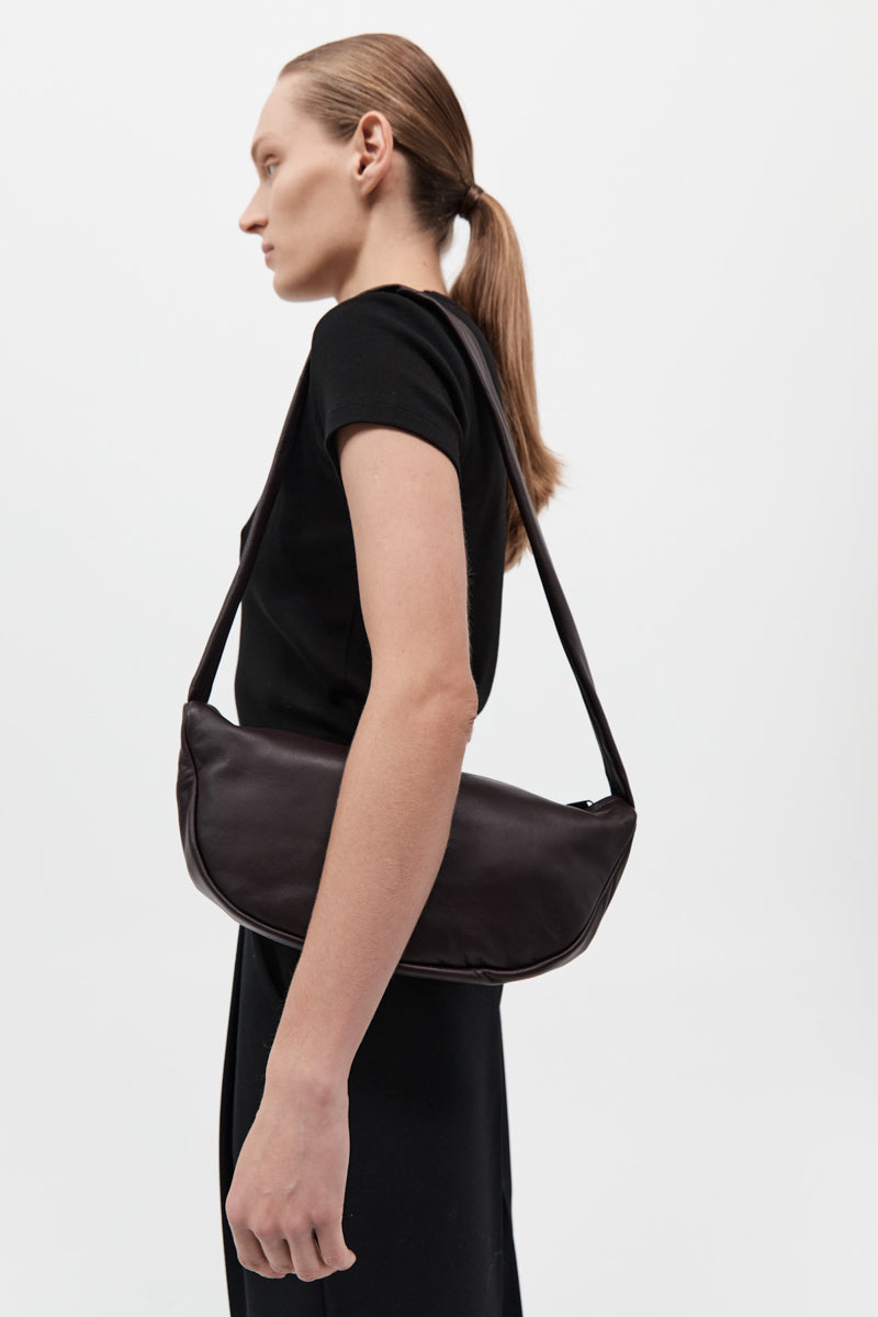 St. Agni | Soft Crescent Bag - Port