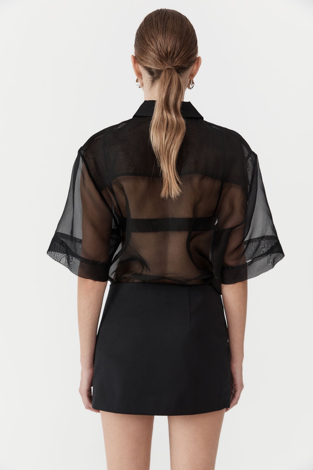 Utilitarian Pocket Mini Skirt - Black