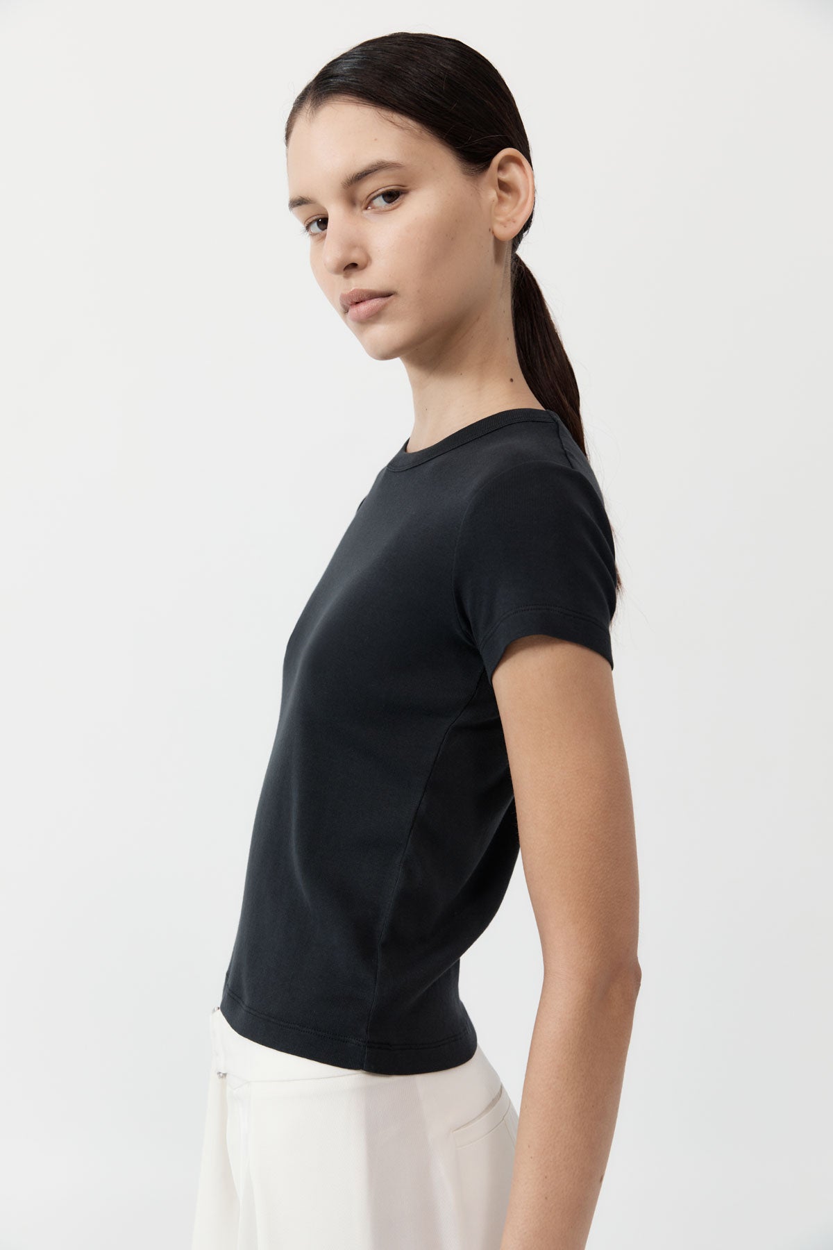Organic Cotton Baby Tee - Black
