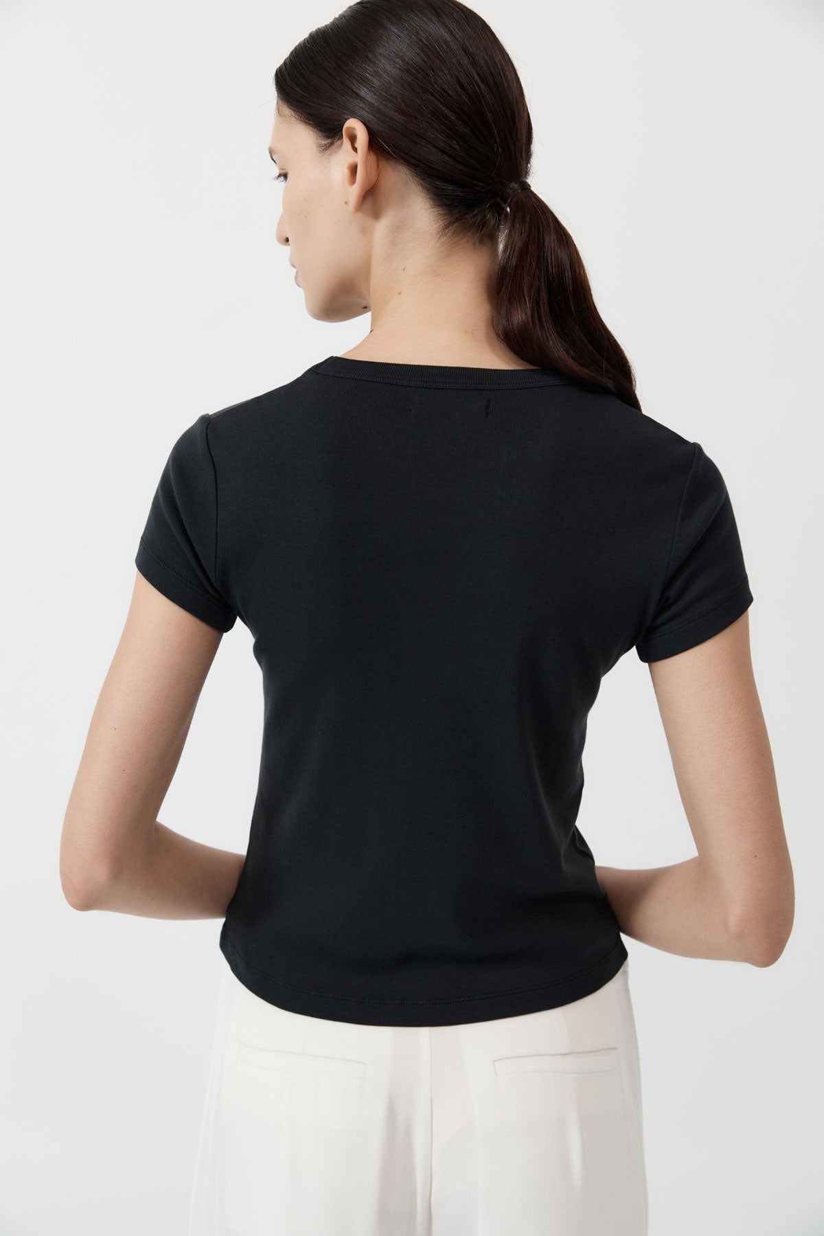 Organic Cotton Baby Tee - Black