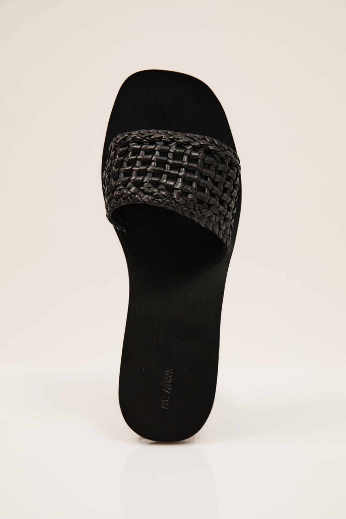 Macrame Mesh Slides - Black