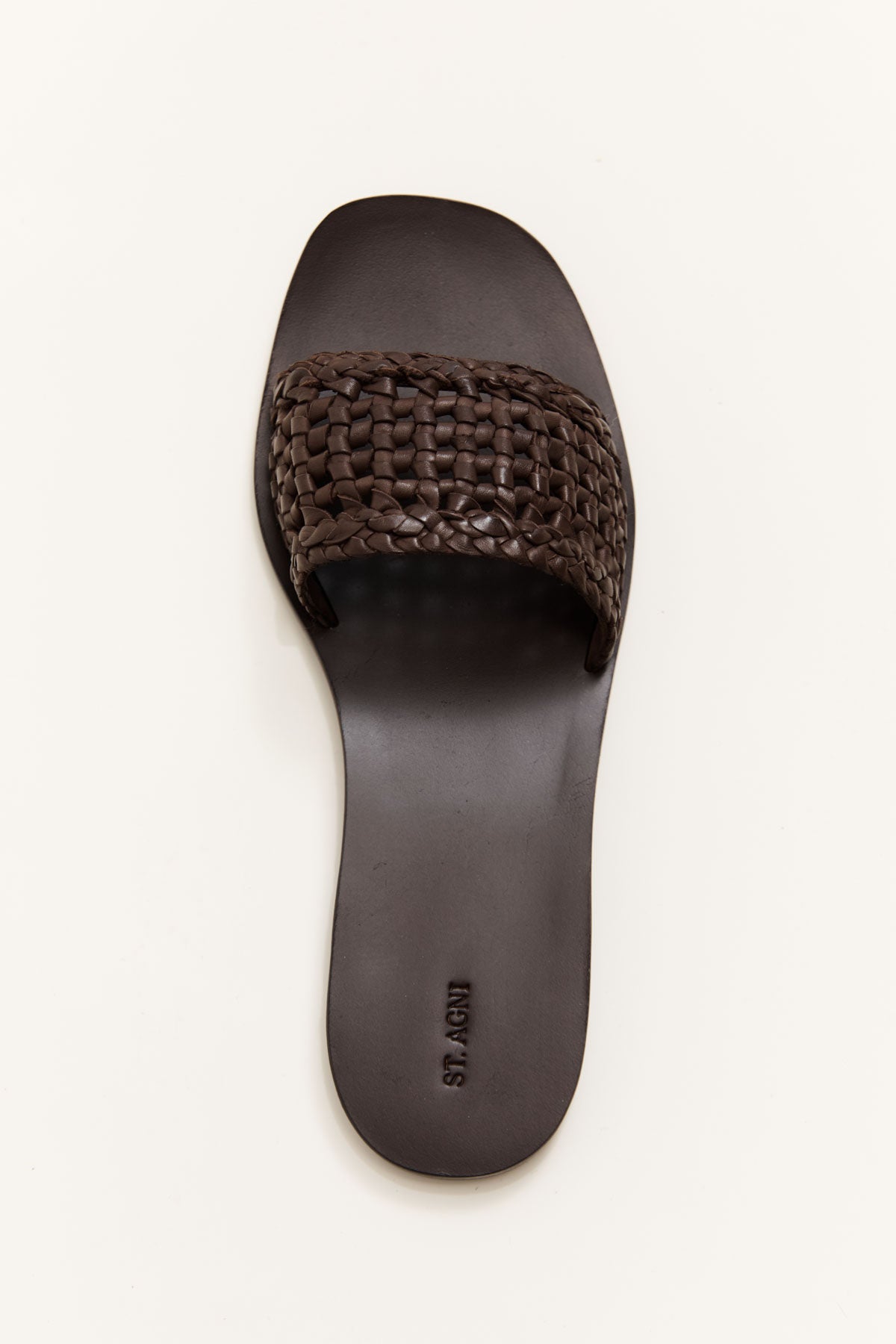Macrame Mesh Slides - Chocolate