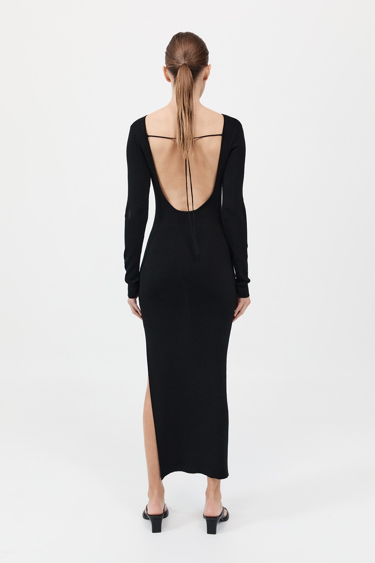 Cut Out Dress - Black
