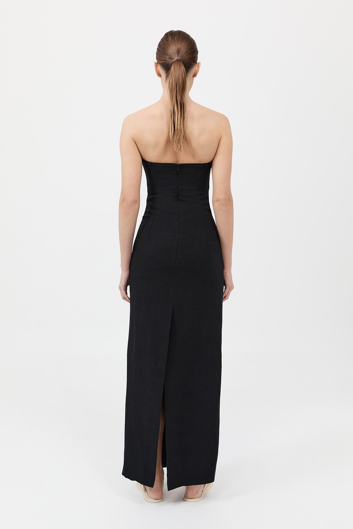 Column Dress - Black
