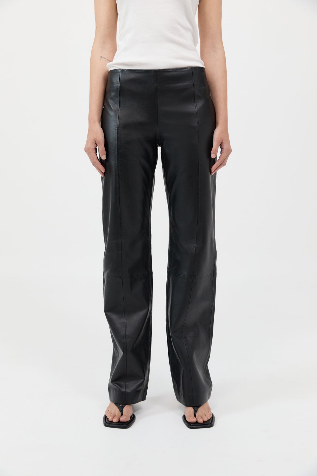 Leather Pants - Black
