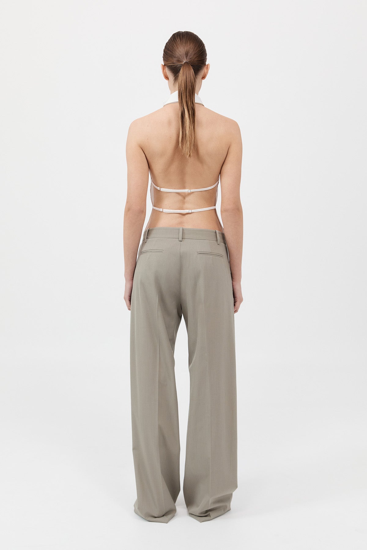 Halter Shirt - White