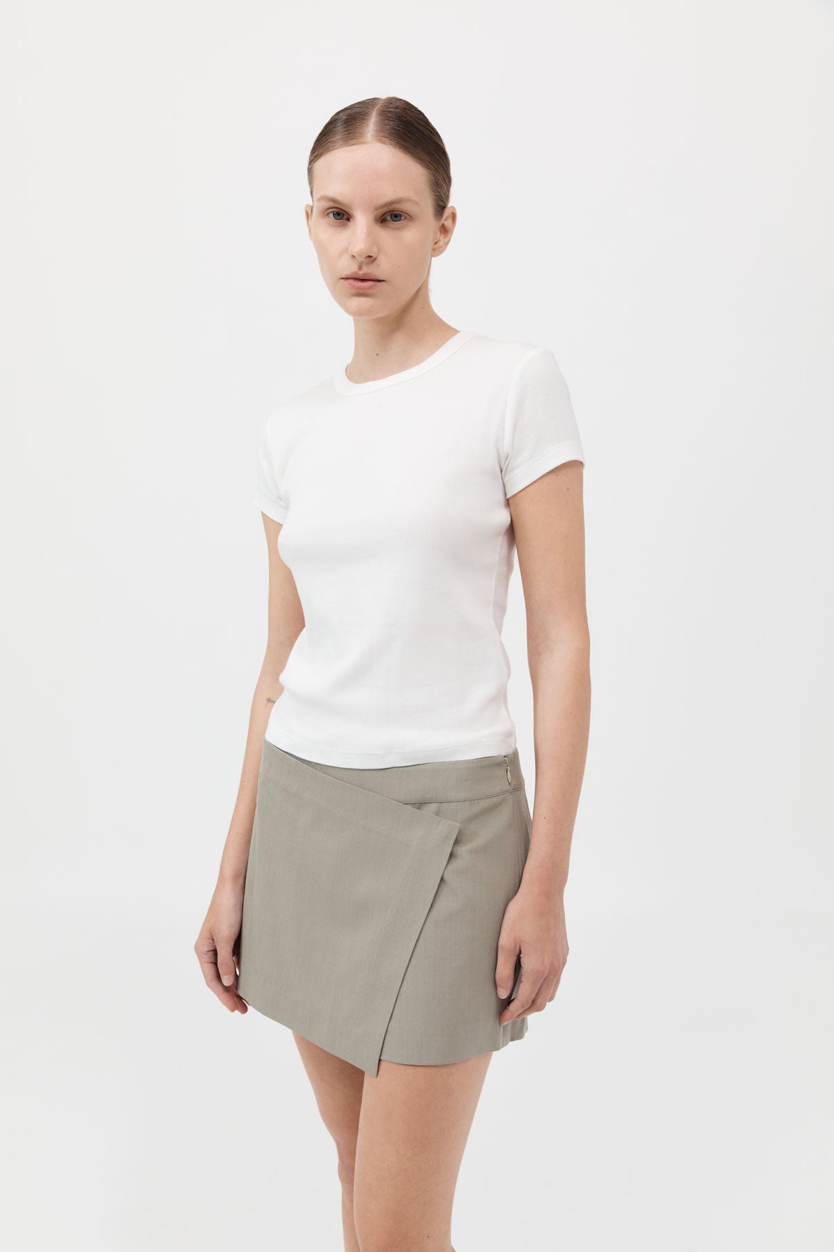 Wrap Short - Moss Grey