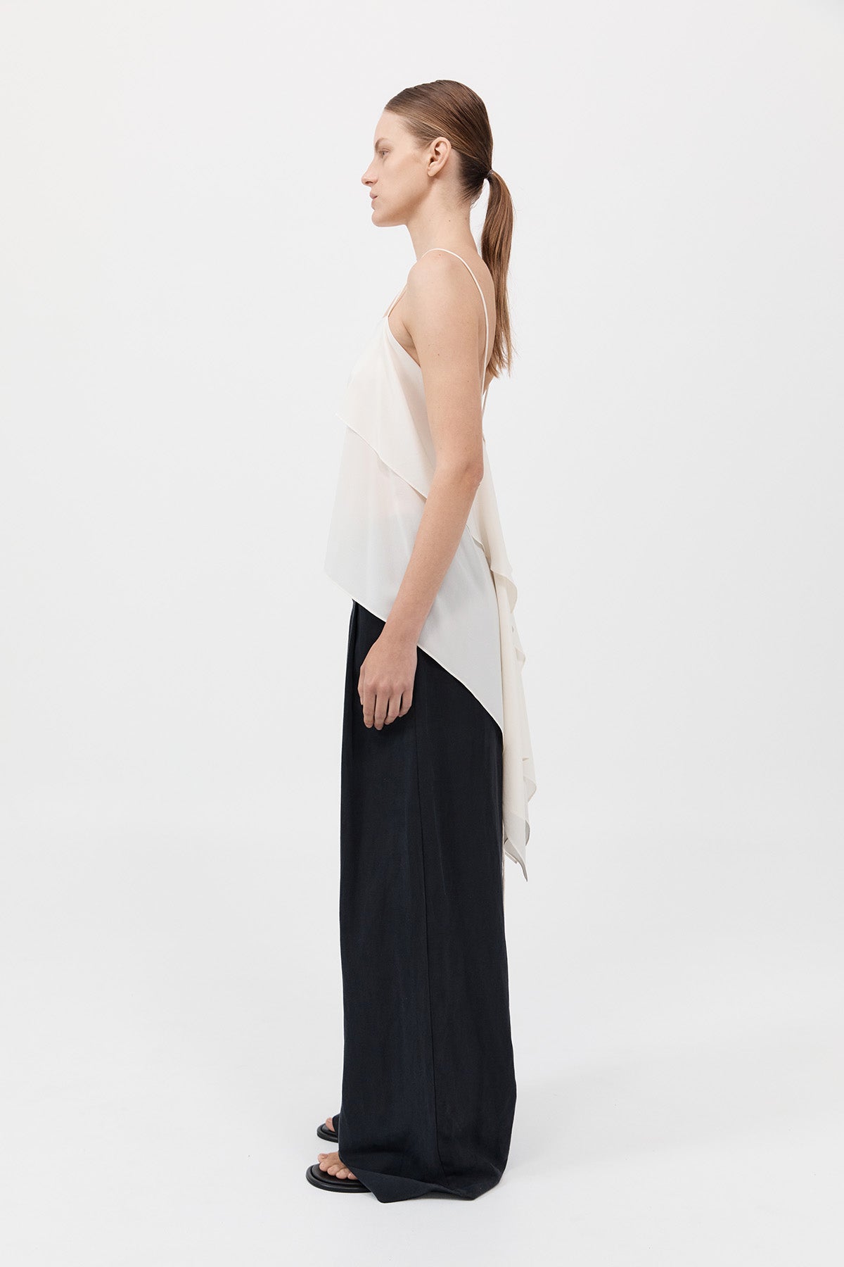 Silk Drape Top - Tofu