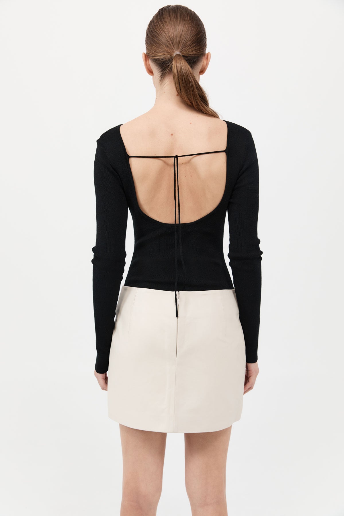 Cut Out Bodysuit - Black