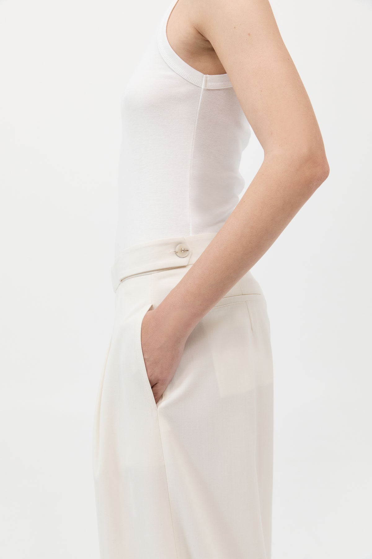 Adjustable Pants - Milk