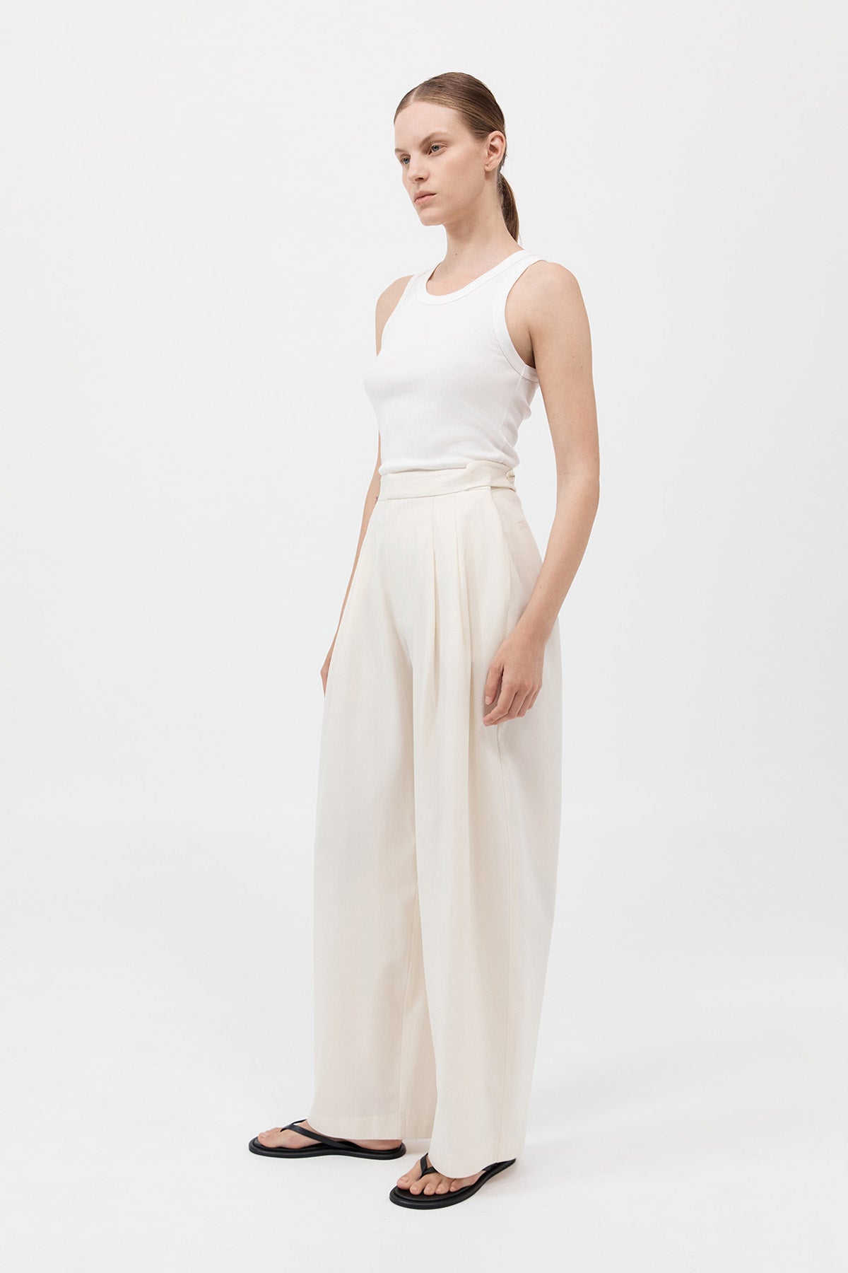 Adjustable Pants - Milk