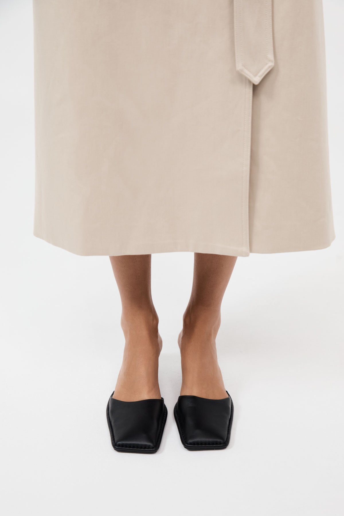 Soft Square Toe Heel - Black