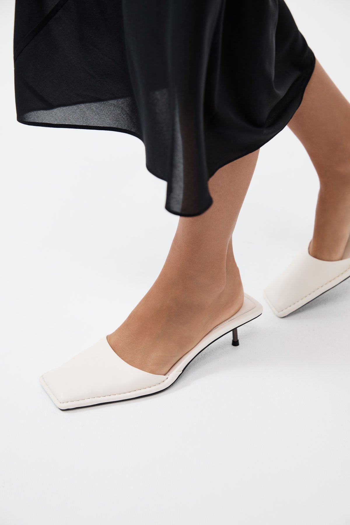Soft Square Toe Heel - Tofu