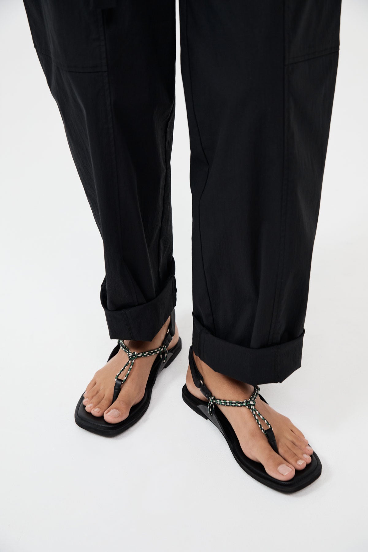 Woven Rope Sandal - Verde