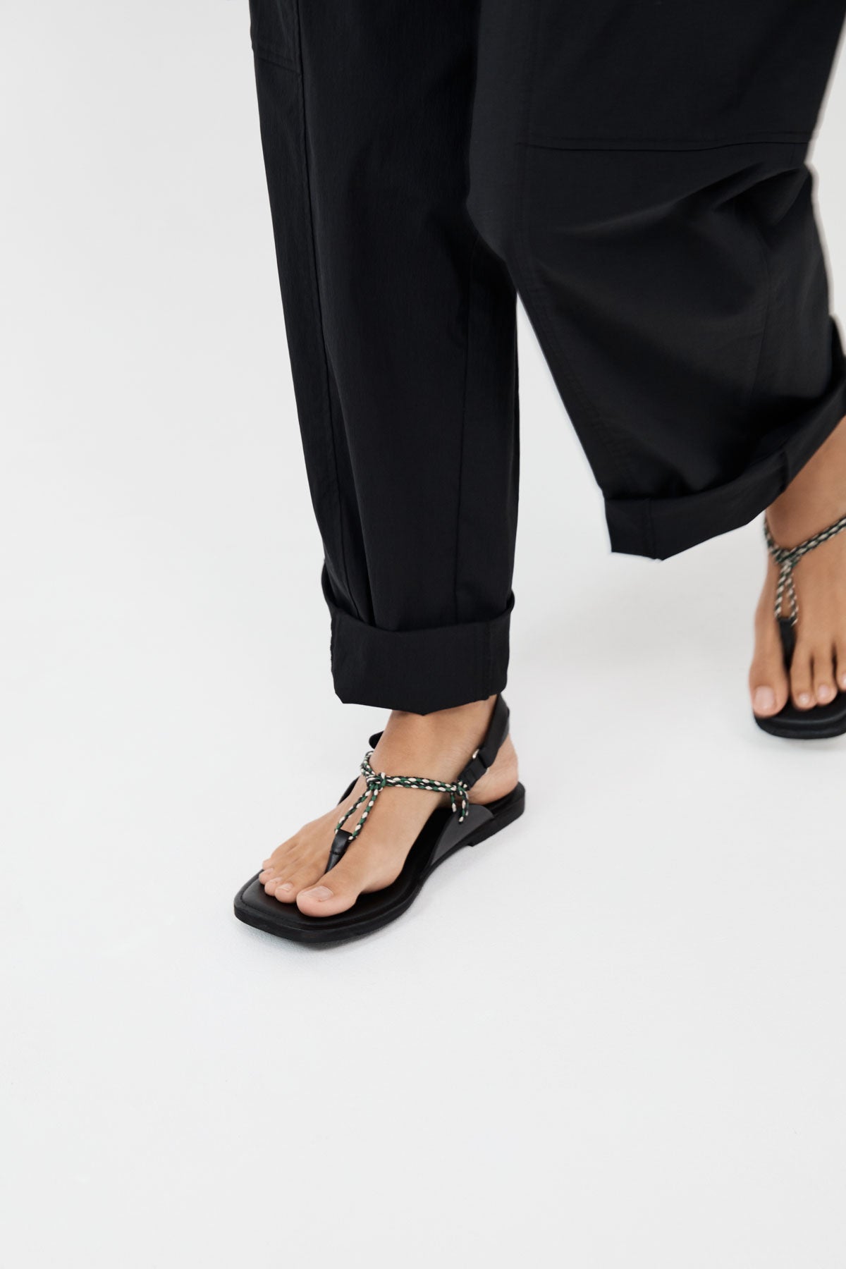Woven Rope Sandal - Verde