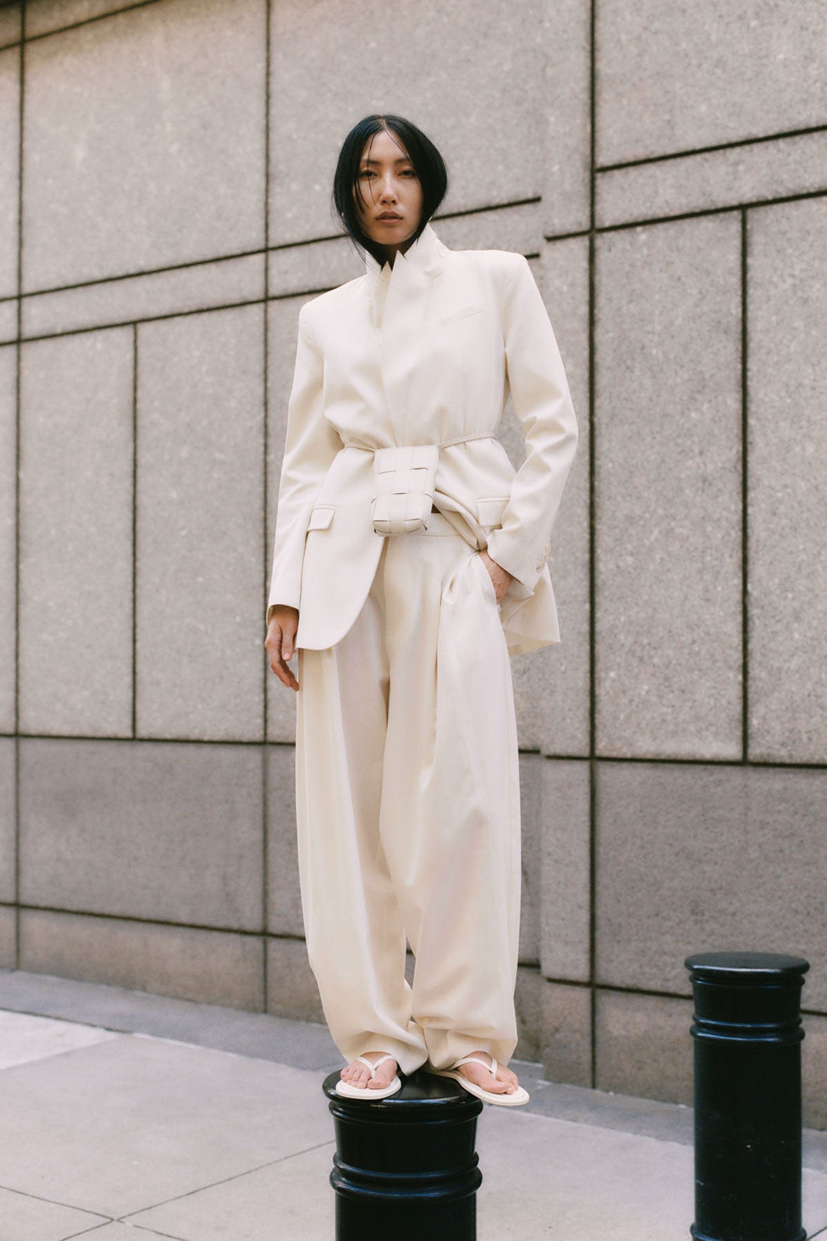 Adjustable Pants - Milk