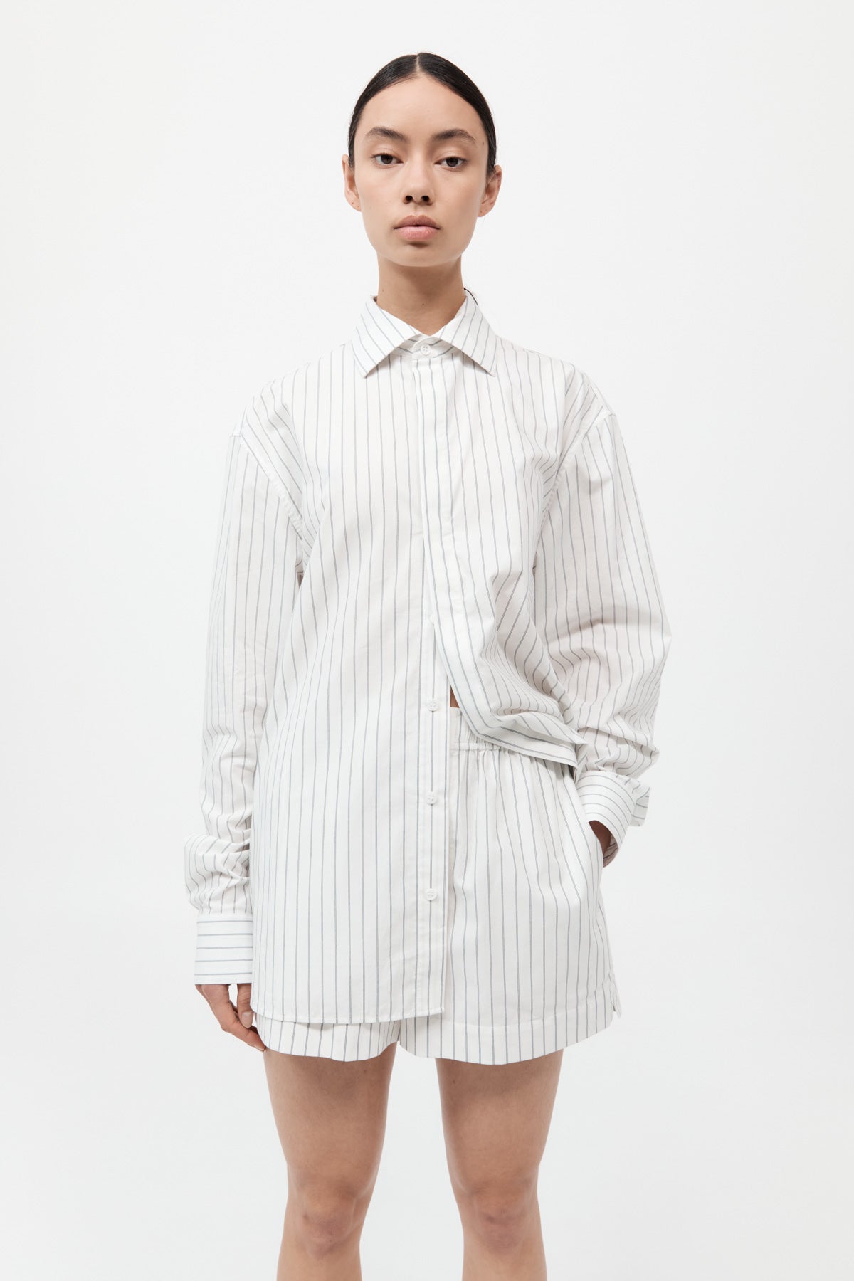 Homme Shirt - White Stripe