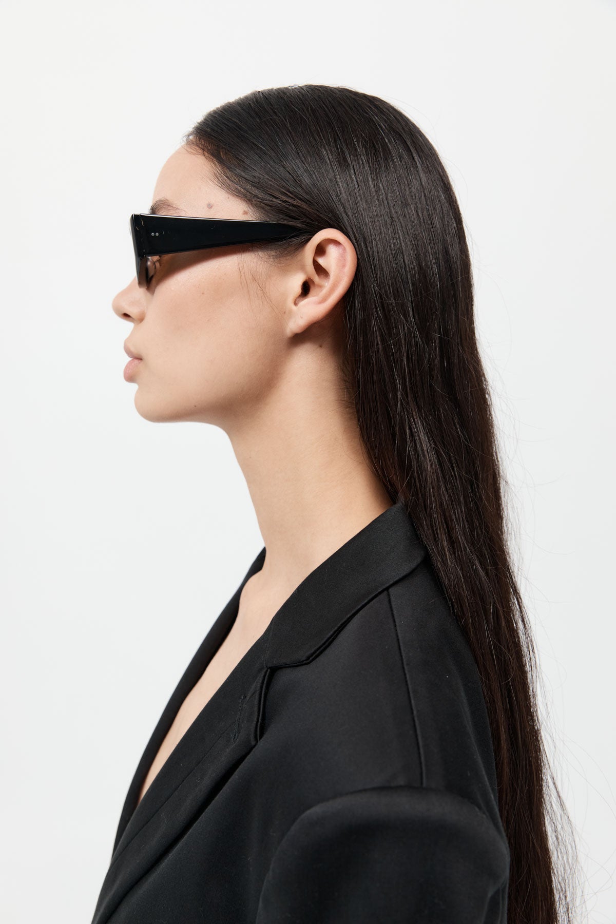 Everyday Rectangle Sunglasses - Black/Brown