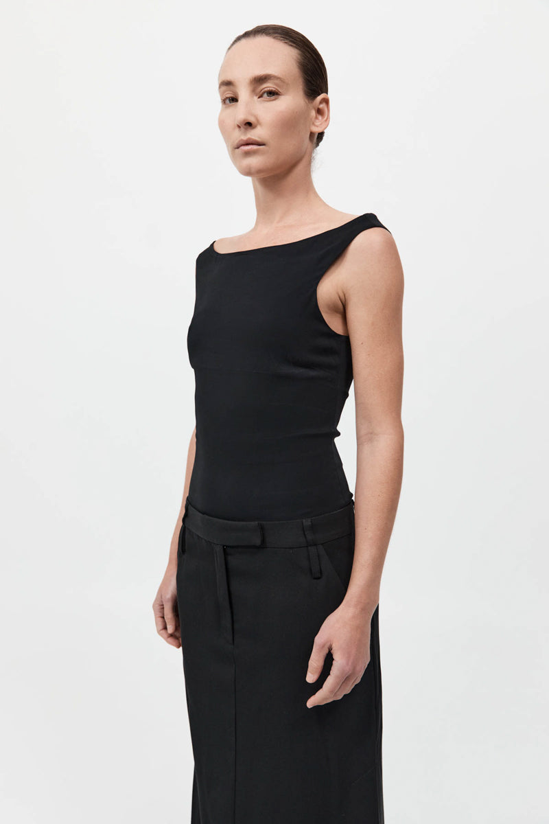 Slim Bateau Top - Black