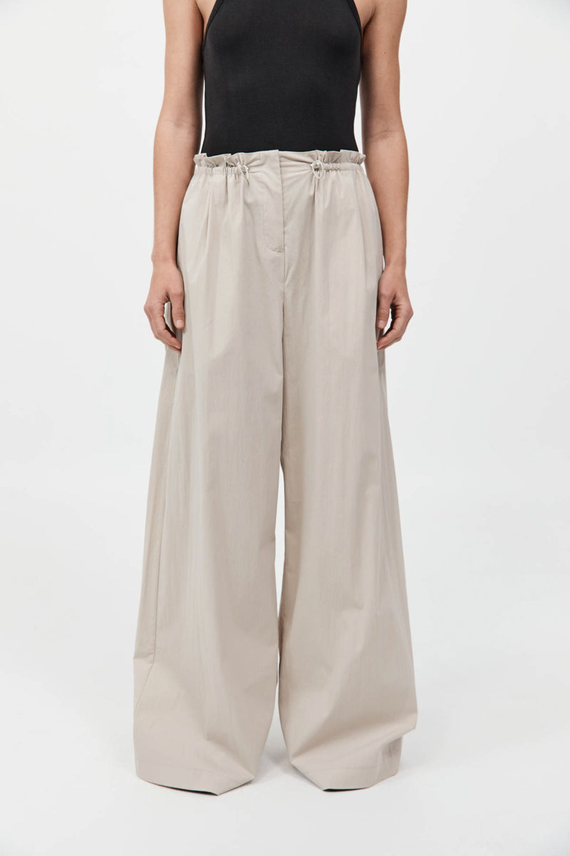 Petit Paperbag Waist Pants - Creme