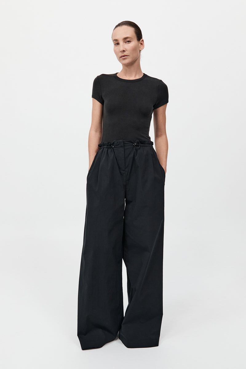 Jersey Baby Tee - Black