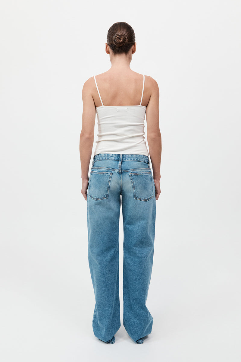 Rib Cami - White