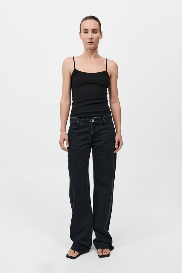 90s Low Rise Jeans 
by Outland Denim - Washed Black
