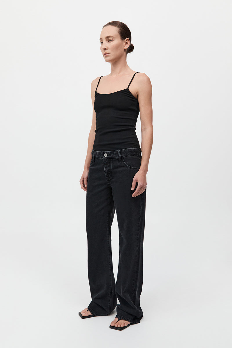 90s Low Rise Jeans 
by Outland Denim - Washed Black
