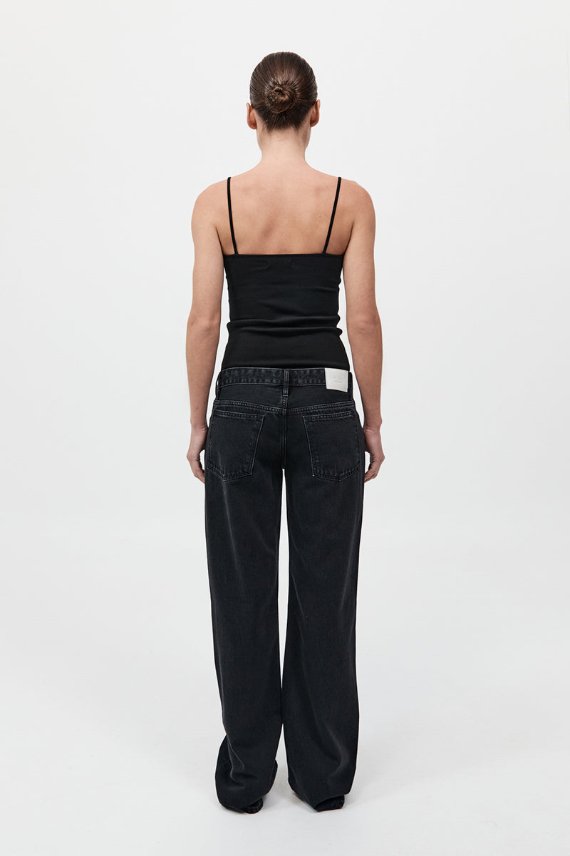 90s Low Rise Jeans 
by Outland Denim - Washed Black