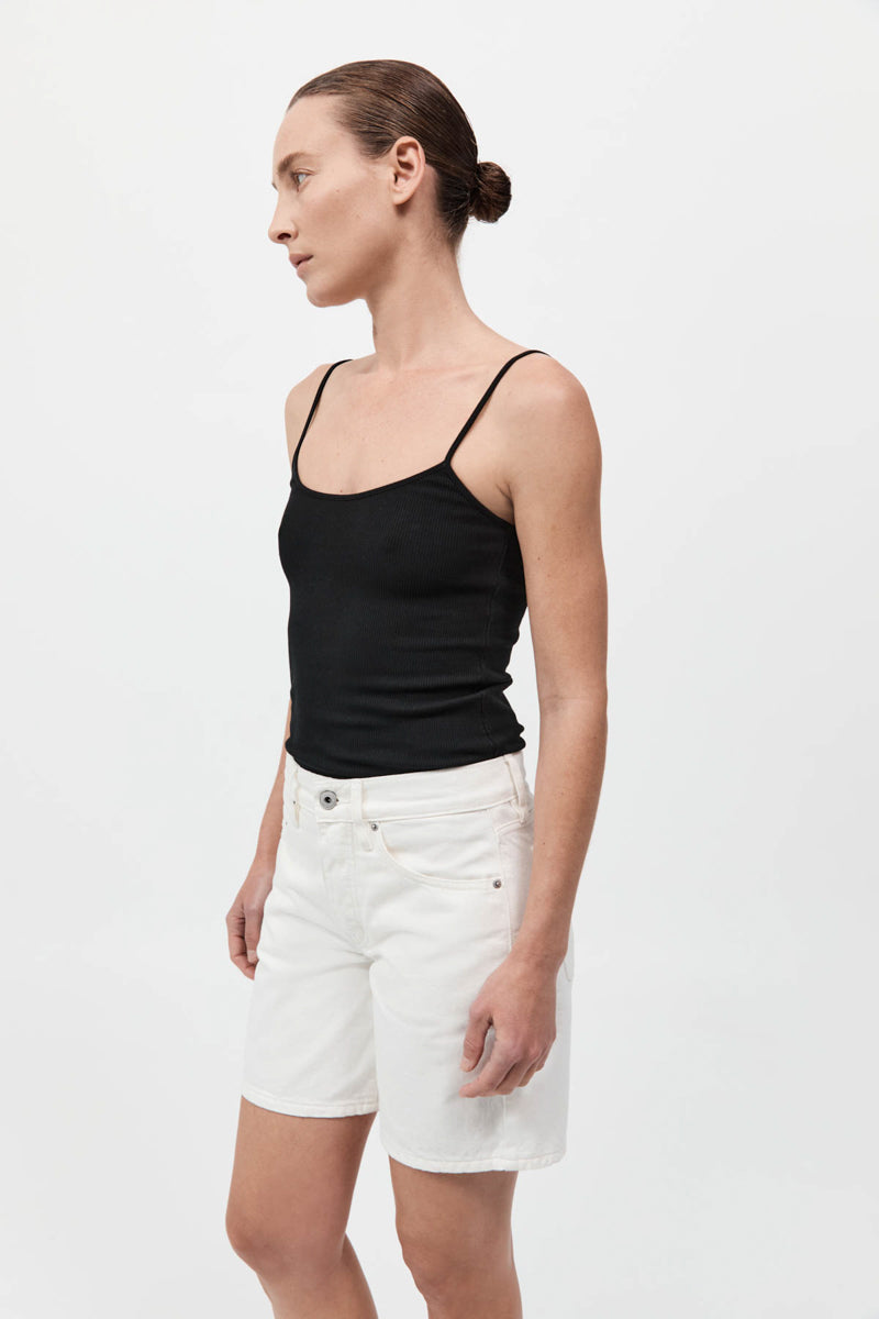 Rib Cami - Black