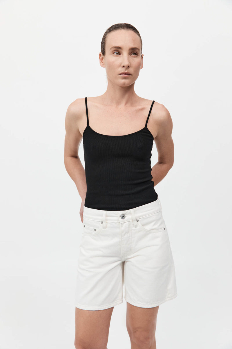 Rib Cami - Black