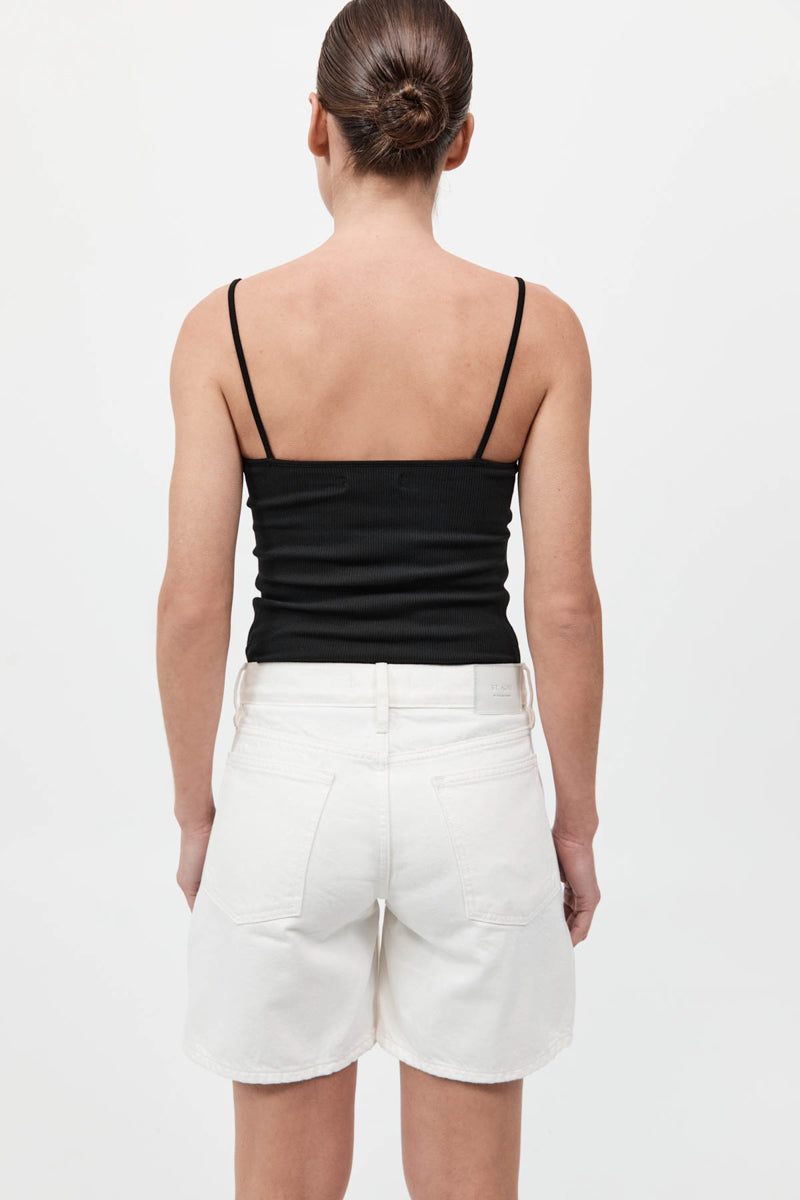 Rib Cami - Black