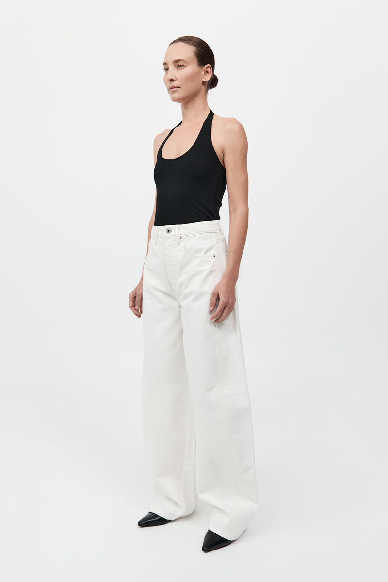Mid Rise Balloon Jeans 
by Outland Denim - White