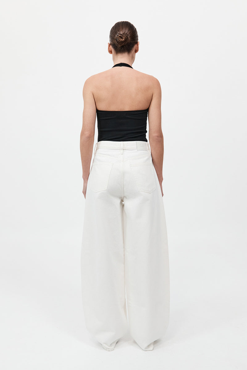 Mid Rise Balloon Jeans 
by Outland Denim - White