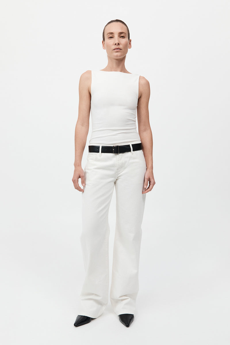 90s Low Rise Jeans 
by Outland Denim - White