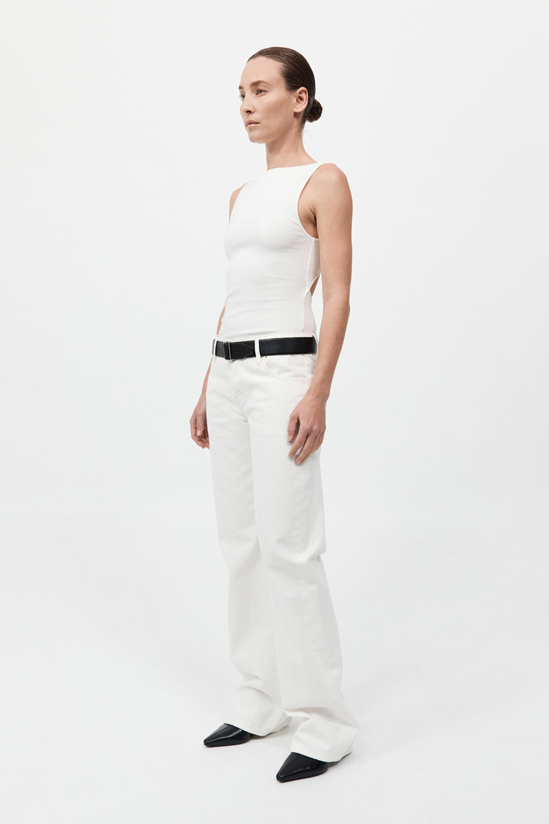 90s Low Rise Jeans 
by Outland Denim - White