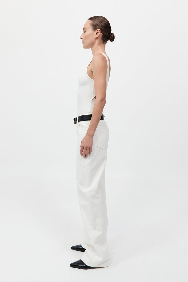 90s Low Rise Jeans 
by Outland Denim - White
