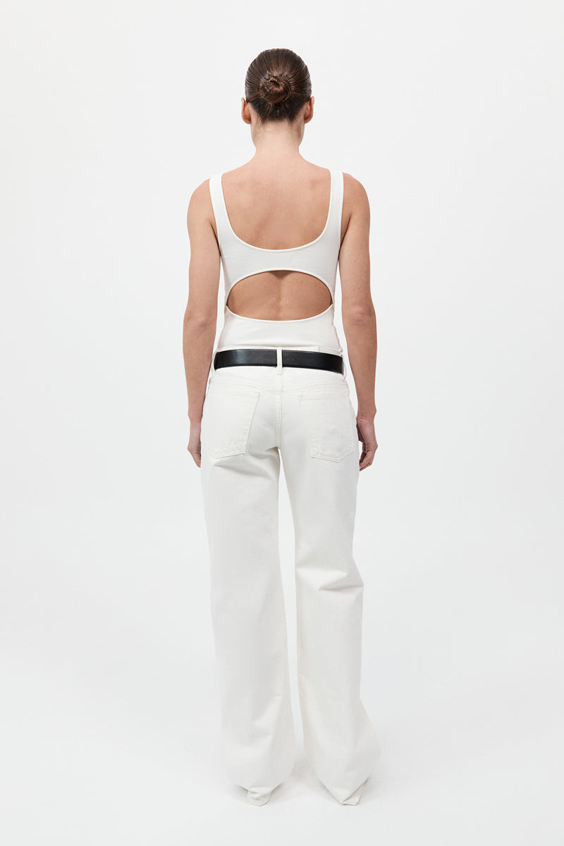 90s Low Rise Jeans 
by Outland Denim - White
