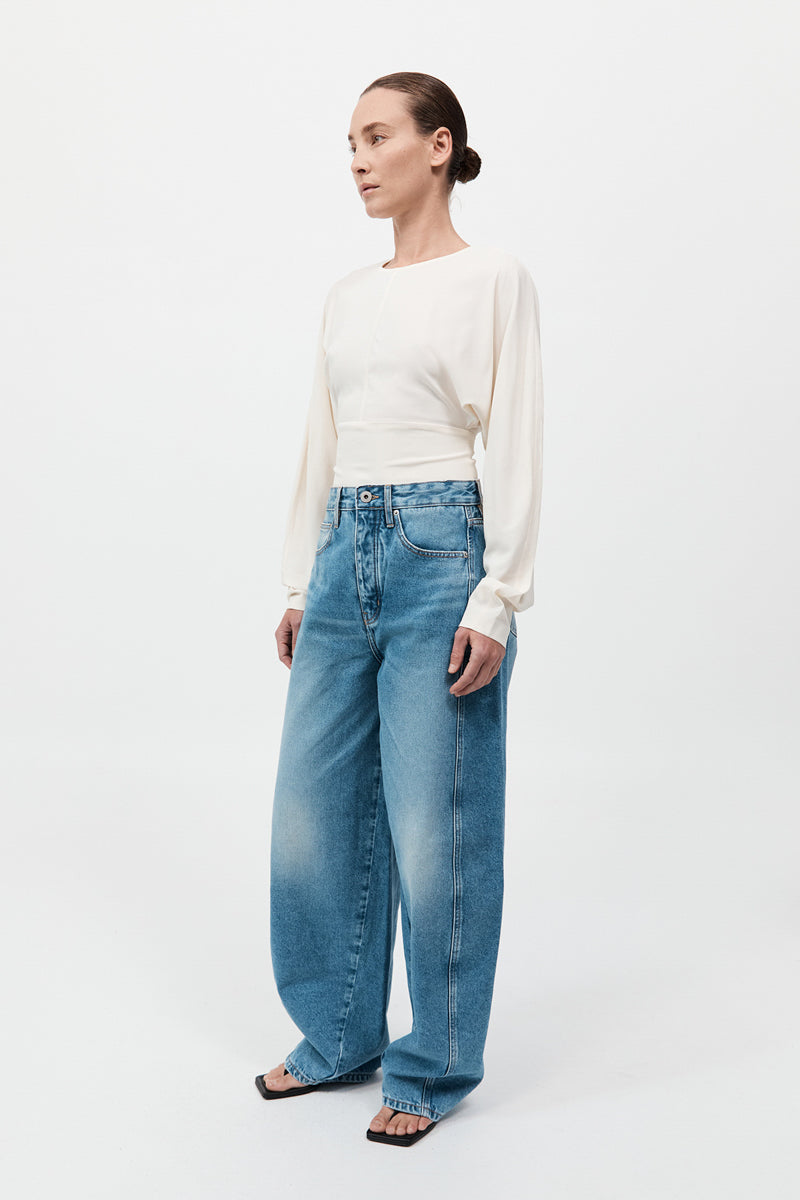 Dolman Sleeve Bodysuit - Off White