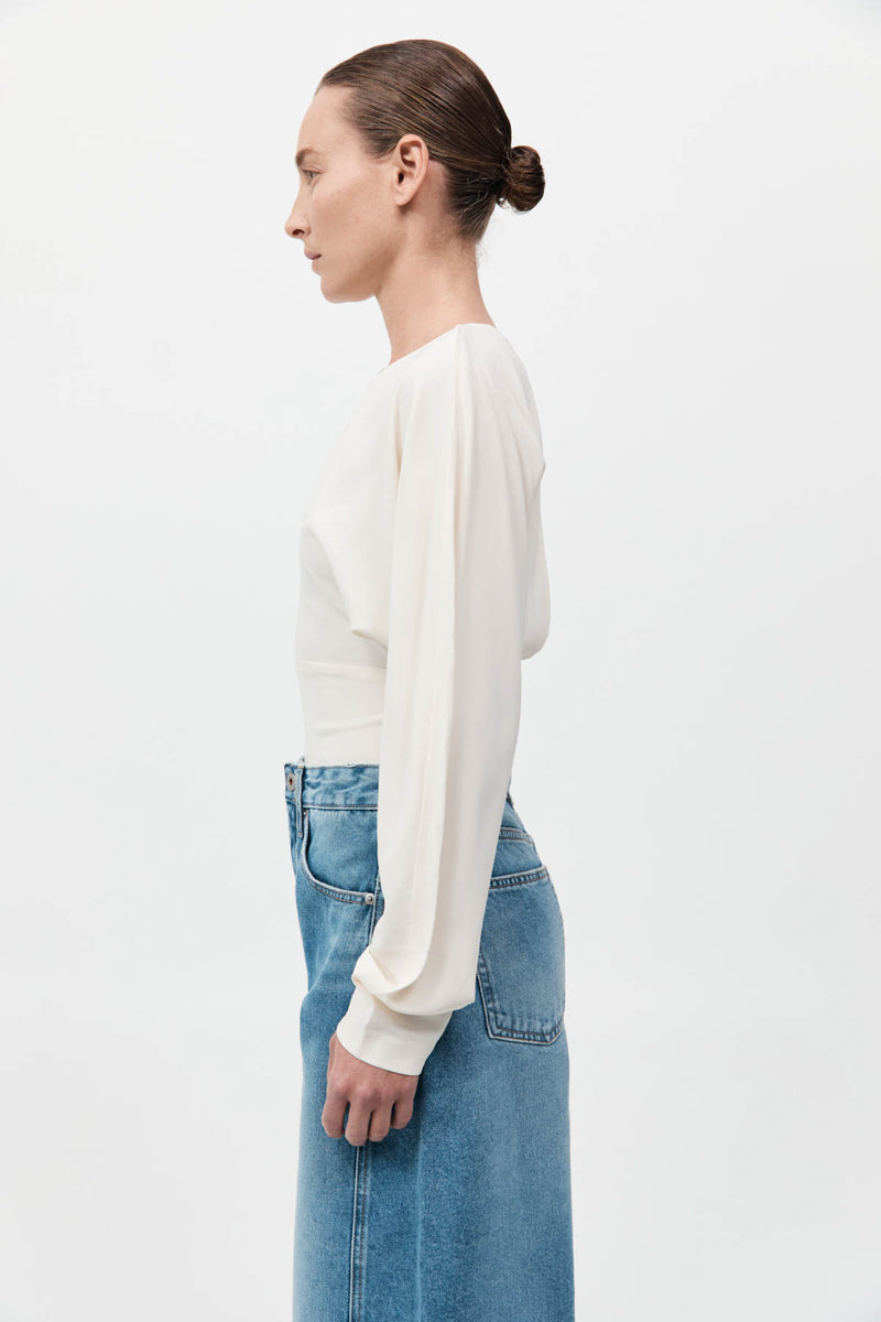 Dolman Sleeve Bodysuit - Off White