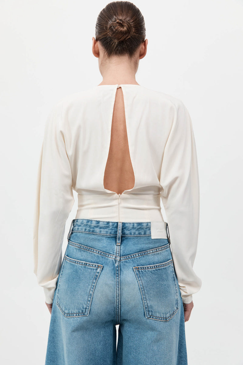 Dolman Sleeve Bodysuit - Off White