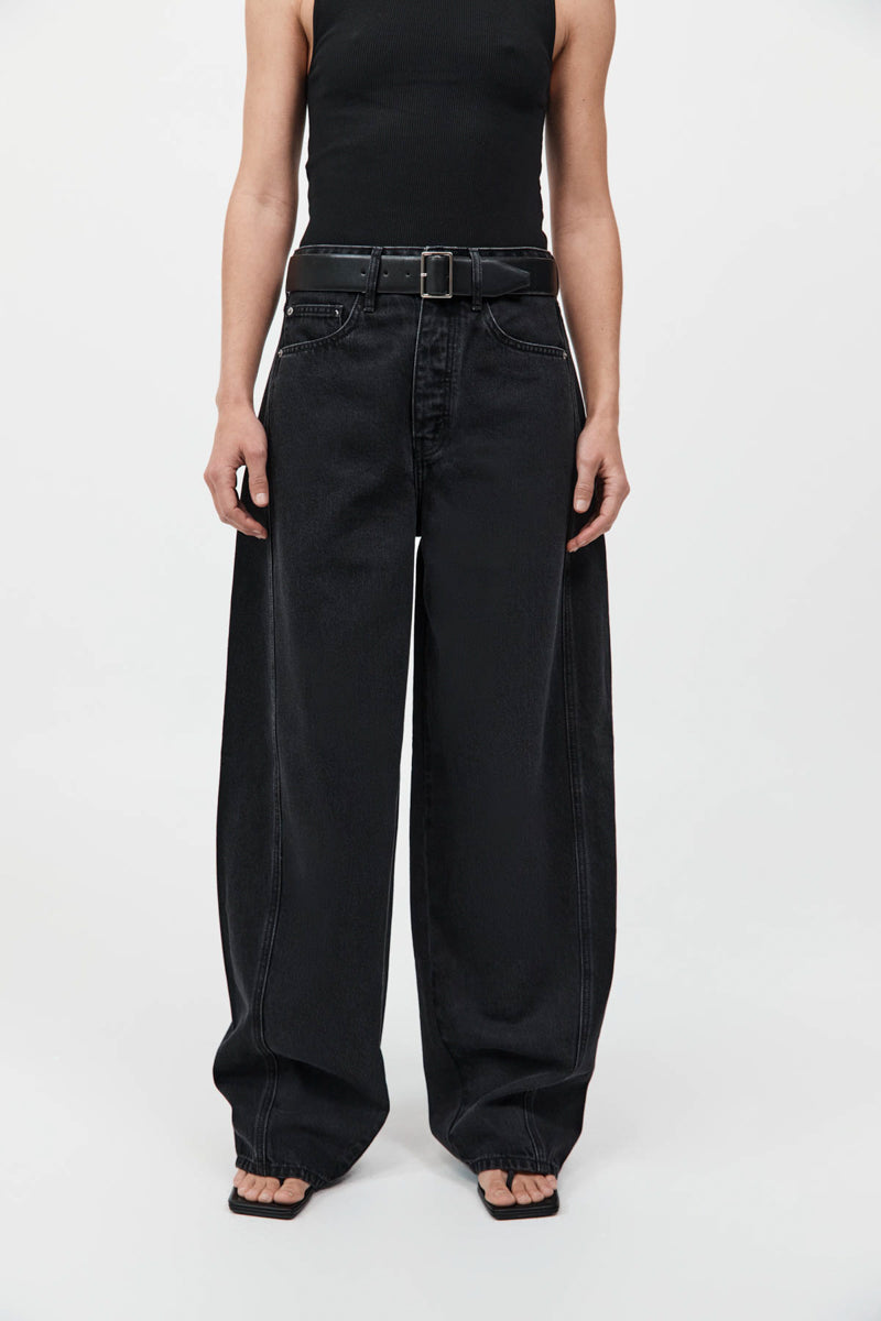 Mid Rise Balloon Jeans 
by Outland Denim - Washed Black