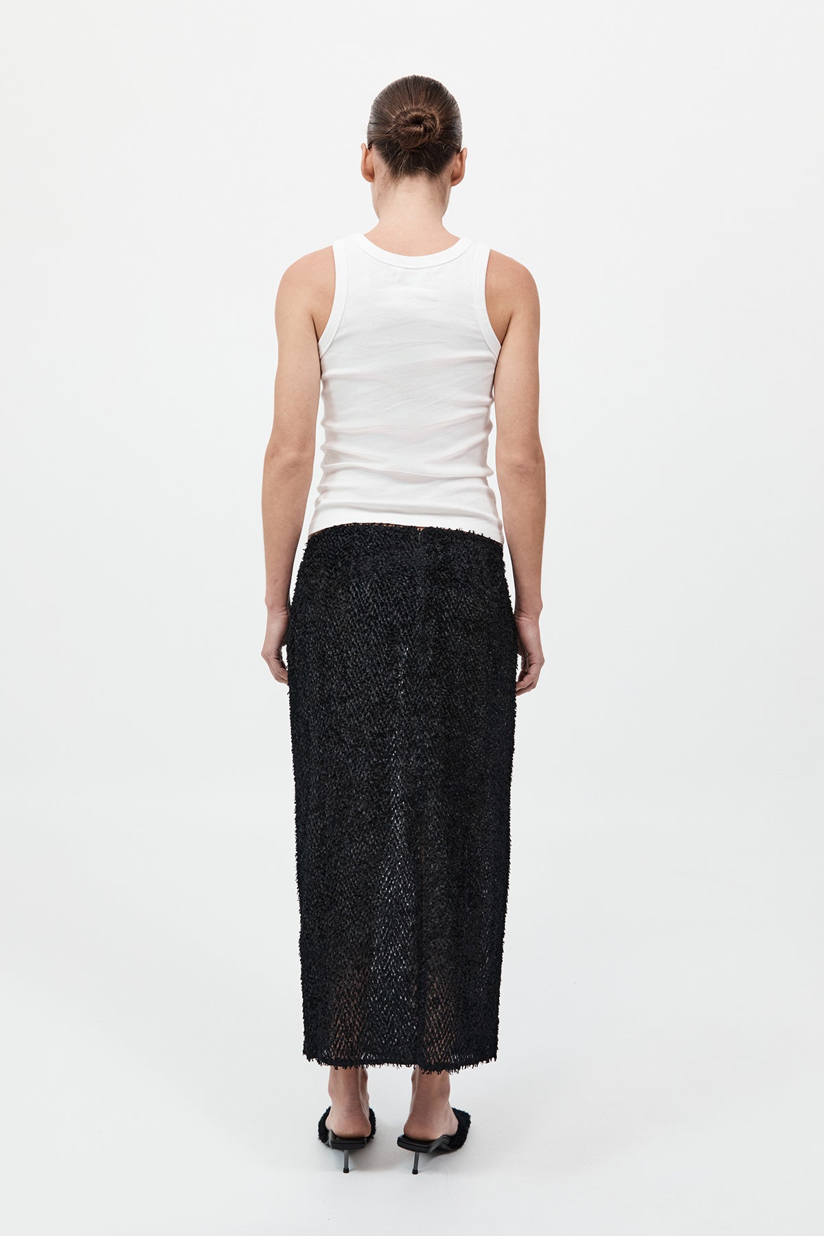Organic Cotton Bateau Tank - White