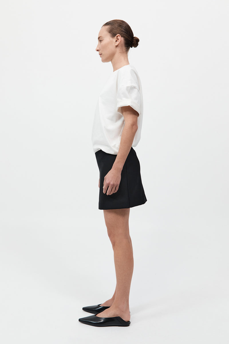 Organic Cotton Relaxed Tee - White