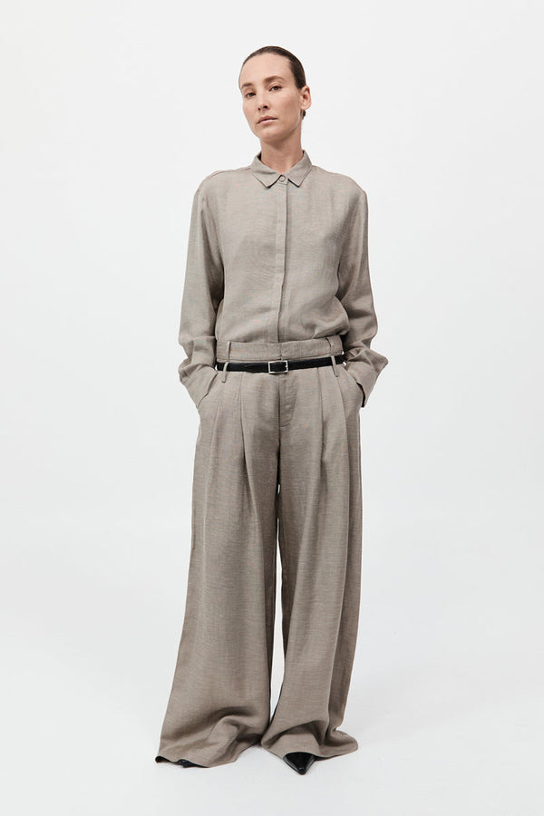 Melange Classic Shirt - Rye