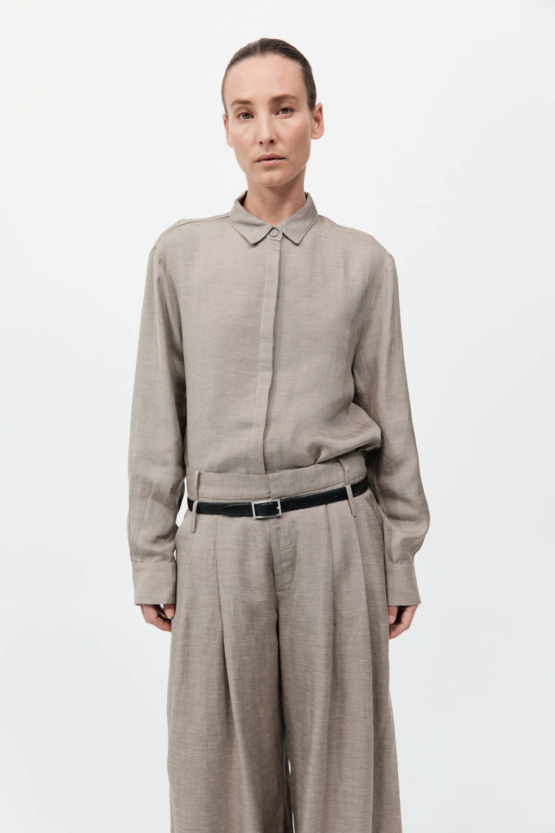 Melange Classic Shirt - Rye