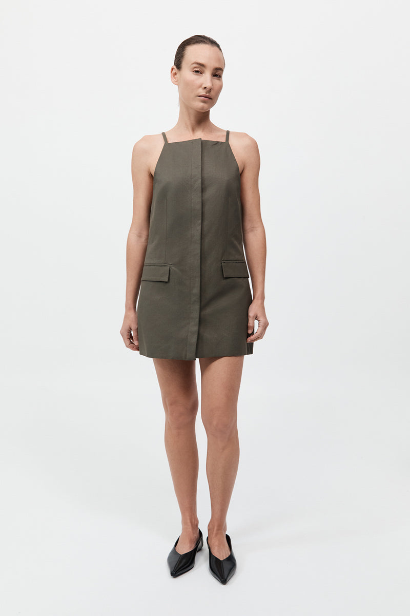 Hybrid Tailored Mini Dress - Kalamata