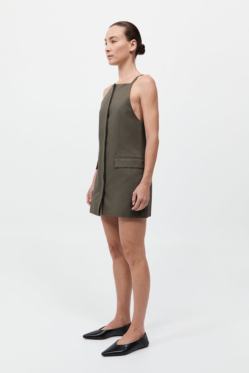 Hybrid Tailored Mini Dress - Kalamata