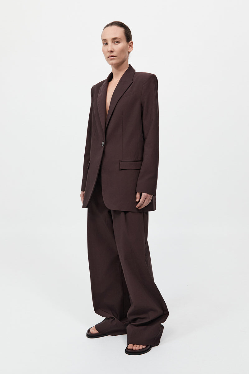 Classic Blazer - Port