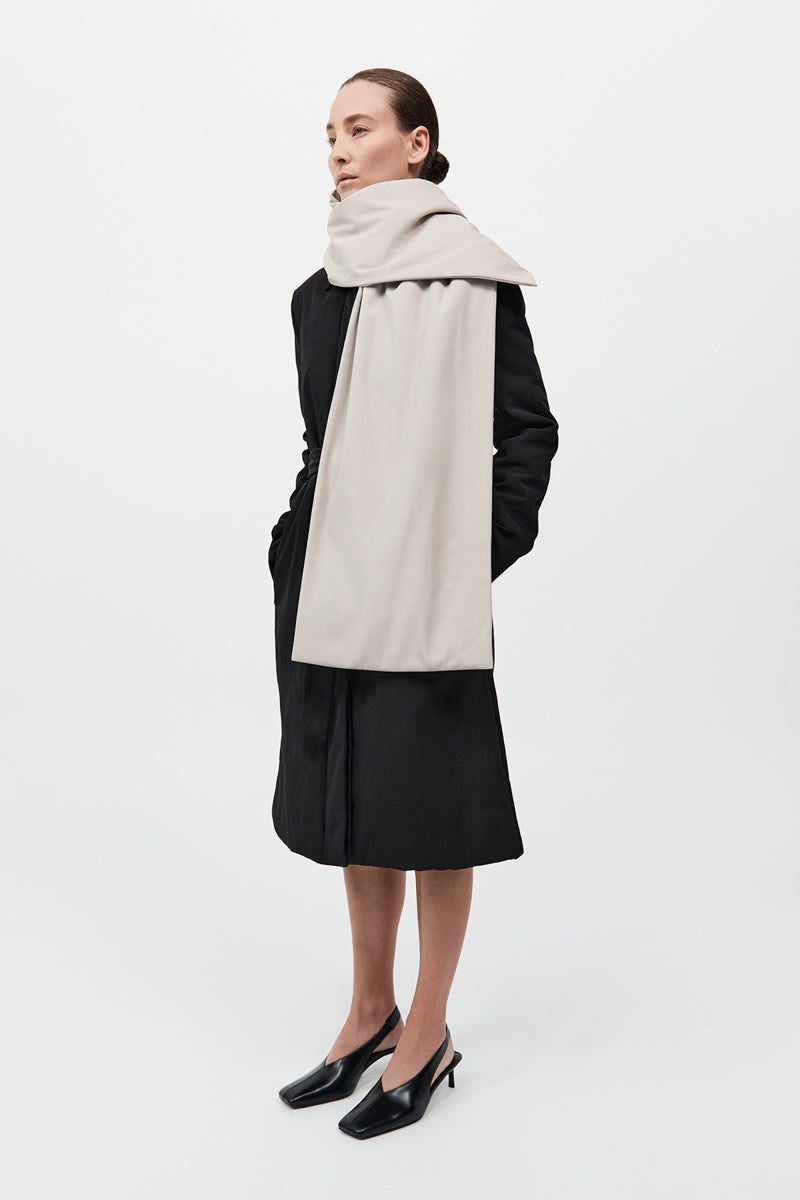 Padded Scarf - Creme